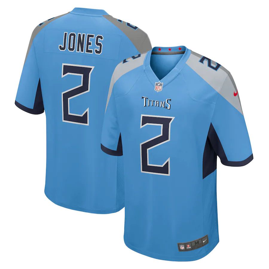 Men Tennessee Titans #2 Julio Jones Nike Light Blue Game NFL Jersey